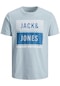 Jack & Jones  Jcobooster Ss Crew Neck M Mavi Erkek Kısa Kol T-Shirt 000000000101112214