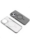 Mutcase - İphone Uyumlu İphone 15 - Kılıf Kablosuz Şarj Destekli Şeffaf Efsane Magsafe Kapak - Renksiz