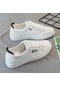 Açık Yürüyüş Eğitmenler Kadın Koşu Ayakkabıları Yaz Moda Beyaz Pu Deri White Green 36 White Green Beyaz - Yeşil