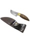 Özel Kutulu Kök Ceviz Ağacı Kabzalı Mini Barınlı Kişiye Özel İsim Yazılı 4116 Çelik Avcı/kamp Bıçağı
