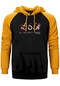 Iron Maiden 666 Sarı Renk Reglan Kol Kapşonlu Sweatshirt