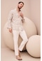 Avva Erkek Beyaz Yandan Cepli Beli Lastikli Keten Dokulu Relaxed Fit Rahat Kesim Pantolon E003052