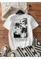 Unisex Every Moment Baskılı Tasarım Tshirt Beyaz