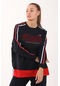 Maraton Sportswear Comfort Kadın Bisiklet Yaka Uzun Kol Basic Lacivert Sweatshirt 18440-lacivert