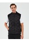 Skechers Outerwear M Padded Lightweight Vest Erkek Siyah Yelek S241154-001
