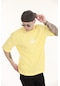 The Champ Clothing Bisiklet Yaka Oversize Erkek T-shirt Sarı