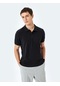 Koton Slim Fit Kısa Kollu Pamuklu Polo Yaka Tişört Siyah 5sam10015mk Siyah