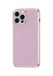 Noktaks - iPhone Uyumlu 12 Pro Max - Kılıf Parlak Renkli Bark Silikon Kapak - Lila