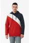 Fulla Moda Basic Kapüşonlu Sweatshirt Kırmızı 24KERK5258190093Kırmızı