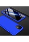 Kilifone - İphone Uyumlu İphone 11 - Kılıf 3 Parçalı Parmak İzi Yapmayan Sert Ays Kapak - Mavi
