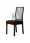 Su Geçirmez Sandalye Kılıfı Spandex Jakarlı Sandalye Minderi Minder Örtüsü Waterproof Chocolate 1pcs Chair Cover Waterproof Chocolate