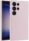 Ekılıf - Samsung Galaxy S24 Ultra Uyumlu Kılıf Mat Soft Premier Silikon Kapak - Rose Gold