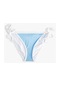Koton Bikini Altı Normal Bel Yanları Bağlamalı Biye Detaylı Açık Mavi 3sak00019bm 3SAK00019BM610