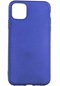Mutcase - İphone Uyumlu İphone 11 - Kılıf Mat Renkli Esnek Premier Silikon Kapak - Saks Mavi