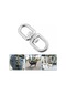 Novahub 8mm 304 Paslanmaz Çelik Evrensel Dönen Yüzük, Boyut:8mm, Pratik Model Çok Renkli