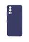 Kilifone - General Mobile Uyumlu Gm 23 - Kılıf Mat Soft Esnek Biye Silikon - Lacivert