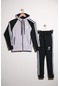 Unisex Dalgıç Kumaş Spor Çocuk Eşofman Takımı Esf.2525 Gri