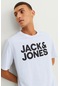 Jack & Jones  Jjecorp Logo Tee Ss O-Nec Beyaz Erkek Kısa Kol T-Shirt 000000000101927694