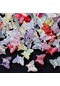 50 Adet/grup Akrilik Charms Boncuk Kaplama Renk Kolye Gevşek Boncuk Dıy Bilez Mixed Color