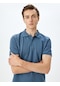 Koton Slim Fit Kısa Kollu Pamuklu Polo Yaka Tişört Mavi 5sam10015mk Mavi
