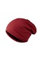 Şarap Kırmızısı Faıtolagı Unisex Moda Örgü Düz Renk Yumuşak Pamuk Hip-hop Şapka