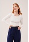 Delta Online Ters Dikişli Basic Beyaz Body Bluz Beyaz