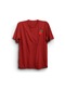 Çilek Meyve Baskılı Unisex T-shirt KIrmızı