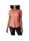 Trinity Trail II Graphic Kadın Kısa Kollu T-Shirt - AK2388 Somon Gelincik