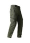 Erkek Bol Düz İlkbahar ve Sonbahar Pantolonu Askeri Yeşil