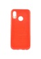 Kilifone - Huawei Uyumlu P20 Lite - Kılıf Simli Koruyucu Shining Silikon - Kırmızı