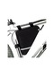 Ximistore9 Bisiklet Triangular Çerçeve Çantası - Su Geçirmez, Reflektörlü, Kolay Kurulum - Anahtar, Telefon Storu - Siyah Çok Renkli