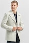 Kaşe Kırlangıç Yaka Desenli Astarlı Slim Fit Dar Kesim Klasik Mont 1007245150-taş Rengi Taş