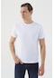Twn Slim Fit Beyaz Düz Örgü Pamuklu T-Shirt 0Ec148551753M