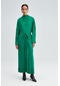 Touche Triko Elbise Hırka Takım - Yeşil