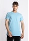 Adam Boxes O-yaka Cepli T-shirt Bolsillo - Açık Mavi-açik Mavi