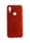 Tecno - Xiaomi Redmi 7 - Kılıf Mat Renkli Esnek Premier Silikon Kapak - Kırmızı