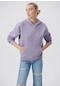 Mavi - Kapüşonlu Mor Basic Sweatshirt 167299-70540