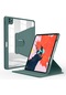 Noktaks - iPad Uyumlu Pro 11 2022 M2 - Kılıf Dönebilen Ve Stand Olabilen Koruyucu Nayn Tablet Kılıfı - Koyu Yeşil