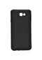 Mutcase - Samsung Uyumlu Galaxy J7 Prime - Kılıf Mat Renkli Esnek Premier Silikon Kapak - Siyah