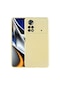 Mutcase - Xiaomi Uyumlu Poco X4 Pro 5g - Kılıf Mat Renkli Esnek Premier Silikon Kapak - Gold