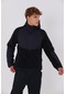 Maraton Sportswear Regular Erkek Kapşonlu Uzun Kol Basic Lacivert Tracktop 20217-lacivert