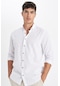 Defacto Modern Fit Polo Yaka Uzun Kollu Gömlek T6284AZ24SMWT34