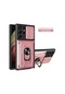 Samsung Uyumlu Galaxy S24 Ula Artı S23 Ula Artı Case A15 A14 A54 A25 Slayt Standı Halka Rose Gold Samsung Uyumlu S23 Fe Rose Gold