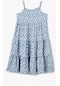 Koton İp Askılı Mini Elbise Etnik Desenli A Kesim Ekru Desenli 4skg80013ak