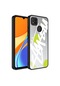 Noktaks - Xiaomi Uyumlu Xiaomi Redmi 10a - Kılıf Aynalı Desenli Kamera Korumalı Parlak Mirror Kapak - Yazı