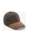 Koton Kep Şapka Süet Görünümlü İki Renkli Kahverengi 4wam40053aa 4WAM40053AA529