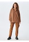 Ltb Bonoho Kadın Kahve Rengi Sweatshirt 105 1124810376089-13876 Kahverengi