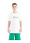 Tommy Life Beyaz Baskı Detaylı O Yaka Standart Kalıp Erkek Çocuk T-shirt - 11117 Beyaz