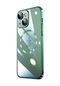 Noktaks - iPhone Uyumlu 13 - Kılıf Sert Kablosuz Şarj Destekli Riksos Magsafe Kapak - Koyu Yeşil