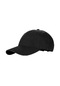Pamuk Yıkanmış Beyzbol Şapkası Gölge Düz Renk Düz Renk Eski Yumuşak Üst Beyzbol Şapkası Bayan Şapkası -siyah